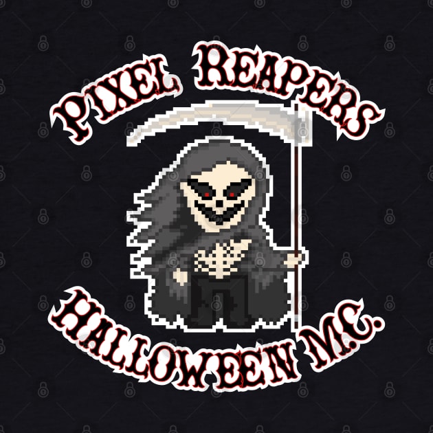 Pixel Reapers Halloween M.C. (Front) by gkillerb